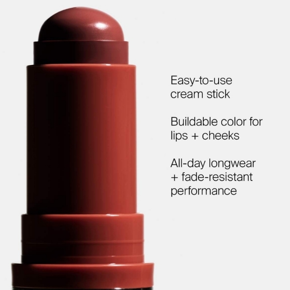 NIB HAUS LABS COLOR FUSE GLASSY BLUSH BALM IN GLOSSY ROSETTE - Picture 9 of 14